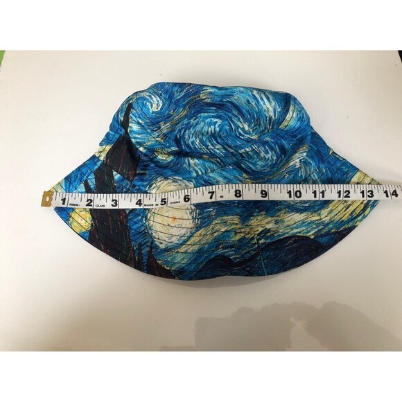 Van Gogh Starry Night print Bucket Hat - Picture 5 of 6